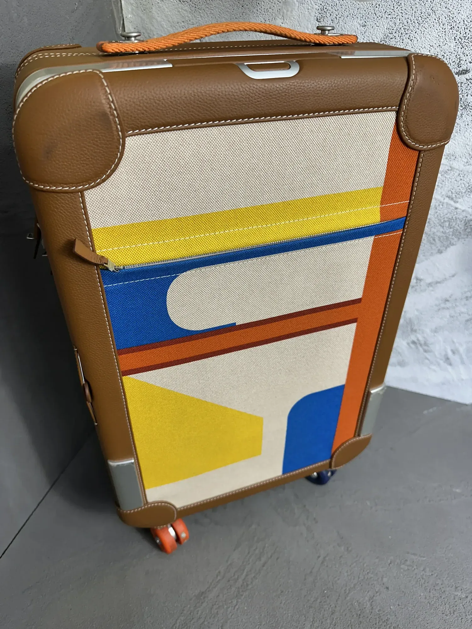 가방-에르메스-클리닝 - R.M.S. 캐빈 수트케이스 수선 후